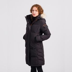 OSC Down Waterproof Gortex Black Puffer Jacket Womens M